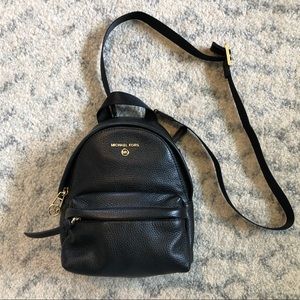 Michael Kors black backpack